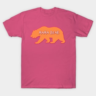 Orange Mama Bear is in Charge T-Shirt